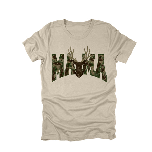 Mama Deer Shirt Camo Mama Tee Hunting Mom Shirt Rustic Outdoors Graphic T-Shirt