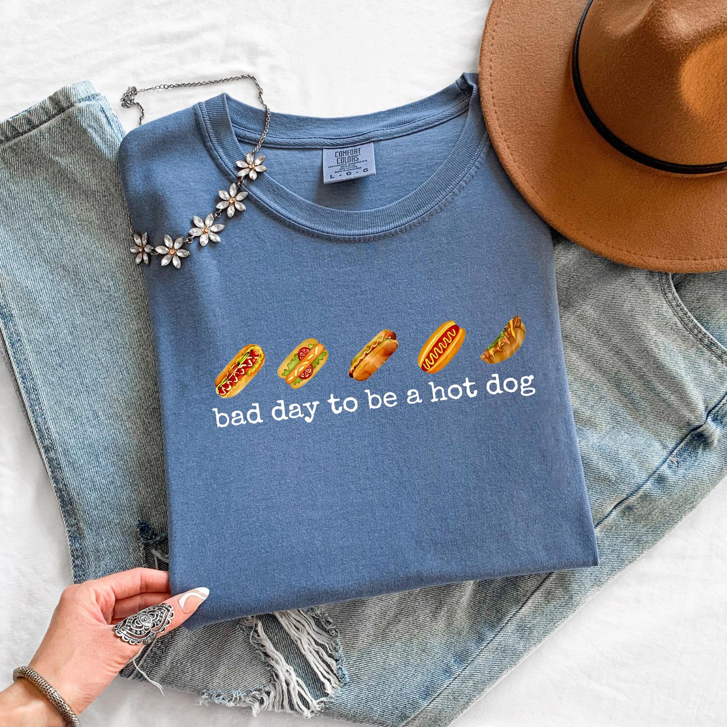 Bad Day to Be a Hot Dog Shirt, Funny 4th of July T Shirt, Patriotic Graphic Tee, BBQ Shirt