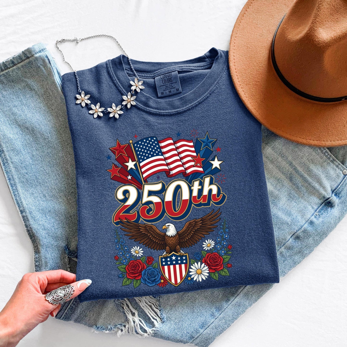 USA 250 Eagle Shirt, Patriotic Eagle T Shirt, Fourth of July Tee, America 250 Shirt