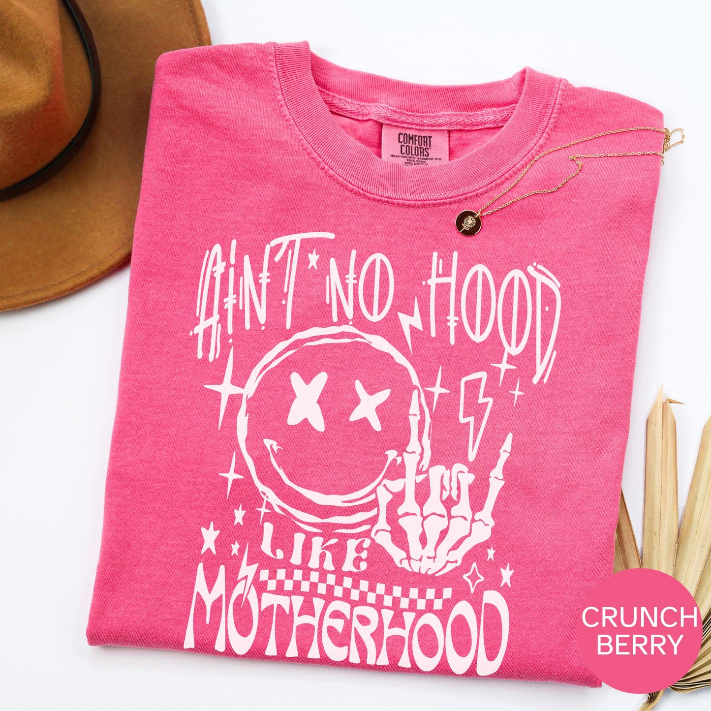 Aint No Hood Like Motherhood T-Shirt: Funny Mom Tee