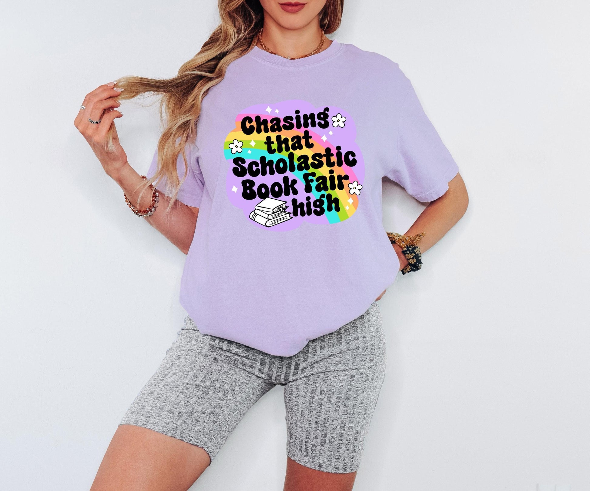 Scholastic Book Fair Shirt: Funny Book Lover Comfort Colors Tee