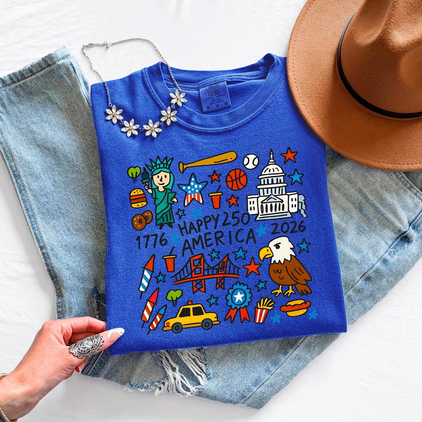 America 250 Shirt USA 250 Shirt Fourth of July 2026 Shirt Patriotic 250 Birthday Shirt Independence Day 2026 Shirt