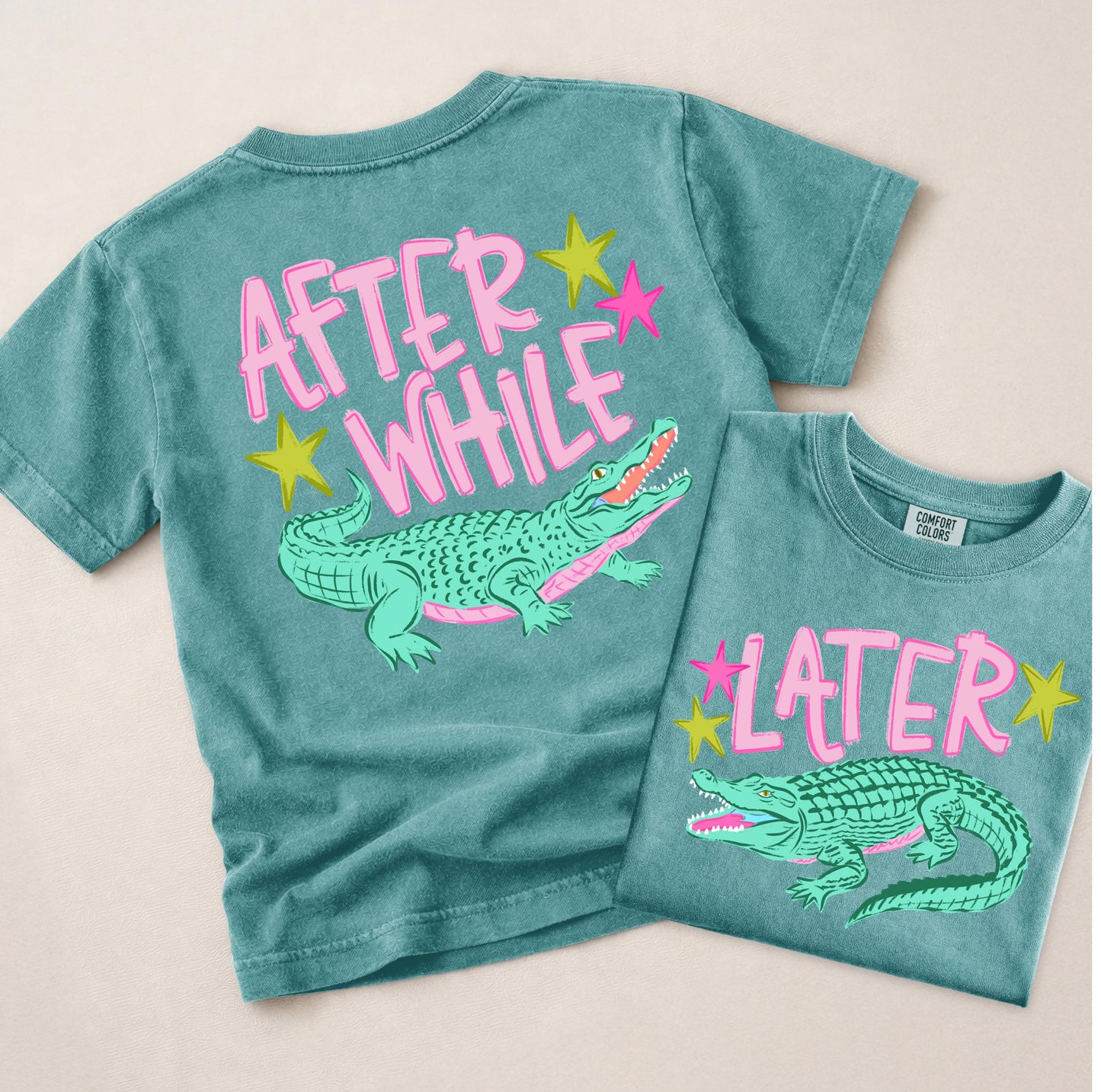 Last Day of School Shirt Kids, PINK Later Gator Shirt, After A While Crocodile T Shirt