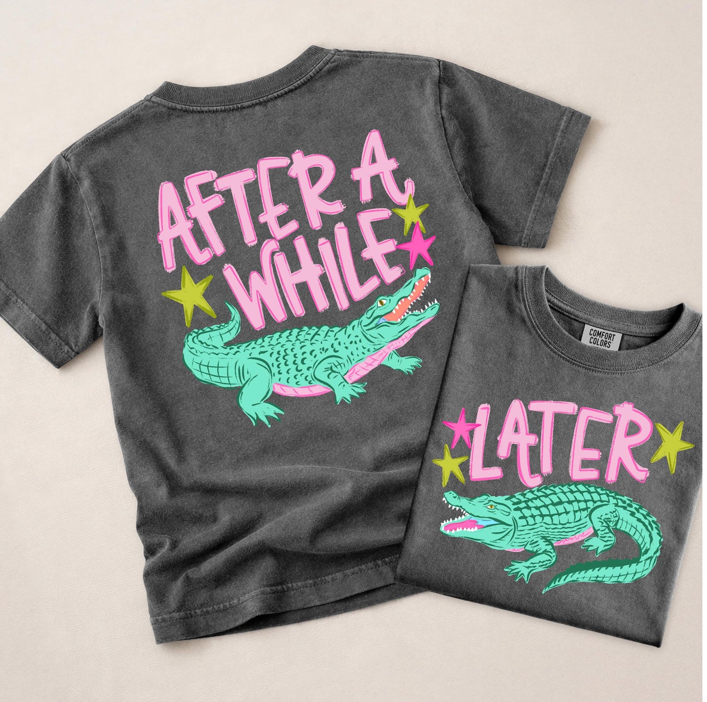 Last Day of School Shirt Kids, PINK Later Gator Shirt, After A While Crocodile T Shirt