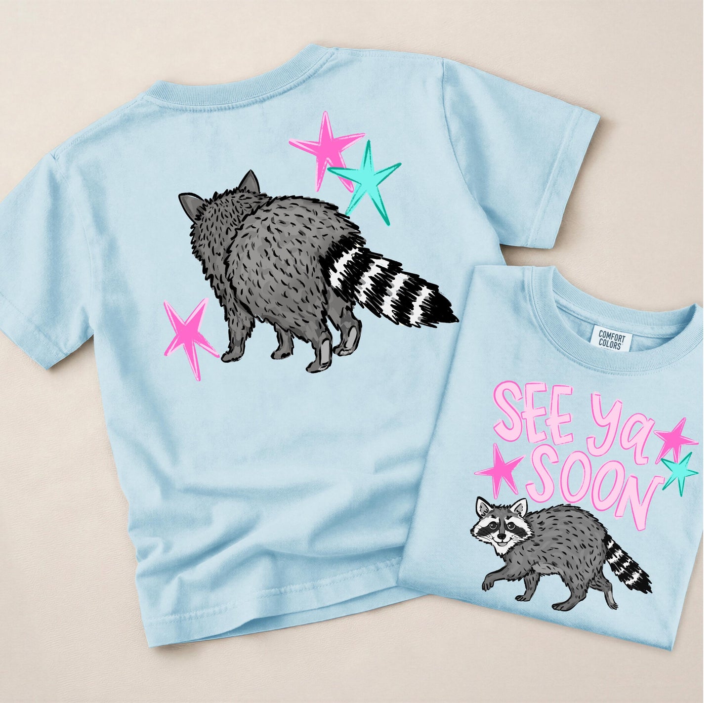 Last Day of School Shirt Kids, See Ya Soon Raccoon Shirt, End of School Tee