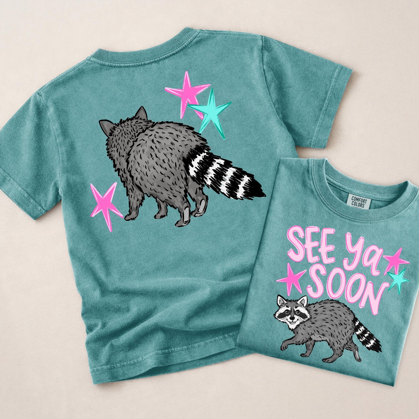 Last Day of School Shirt Kids, See Ya Soon Raccoon Shirt, End of School Tee