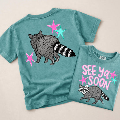 Last Day of School Shirt Kids, See Ya Soon Raccoon Shirt, End of School Tee