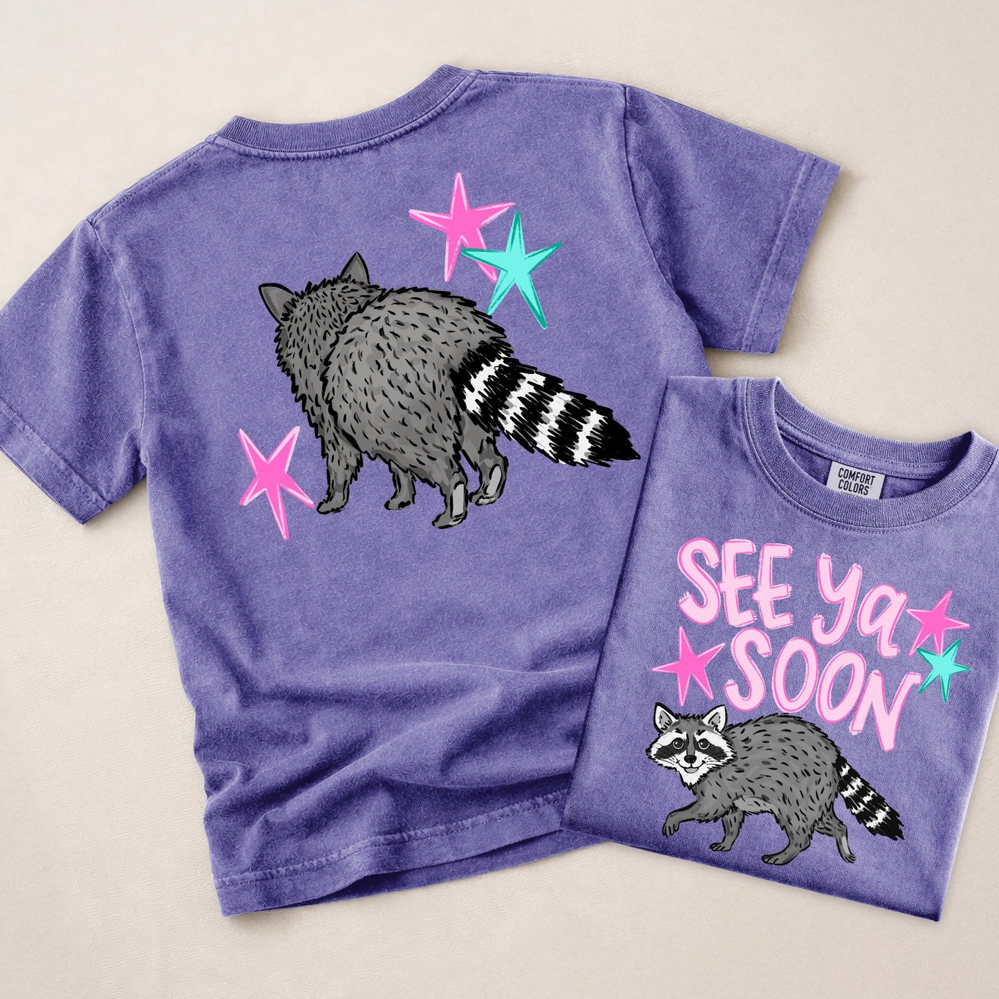 Last Day of School Shirt Kids, See Ya Soon Raccoon Shirt, End of School Tee