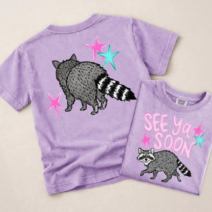 Last Day of School Shirt Kids, See Ya Soon Raccoon Shirt, End of School Tee