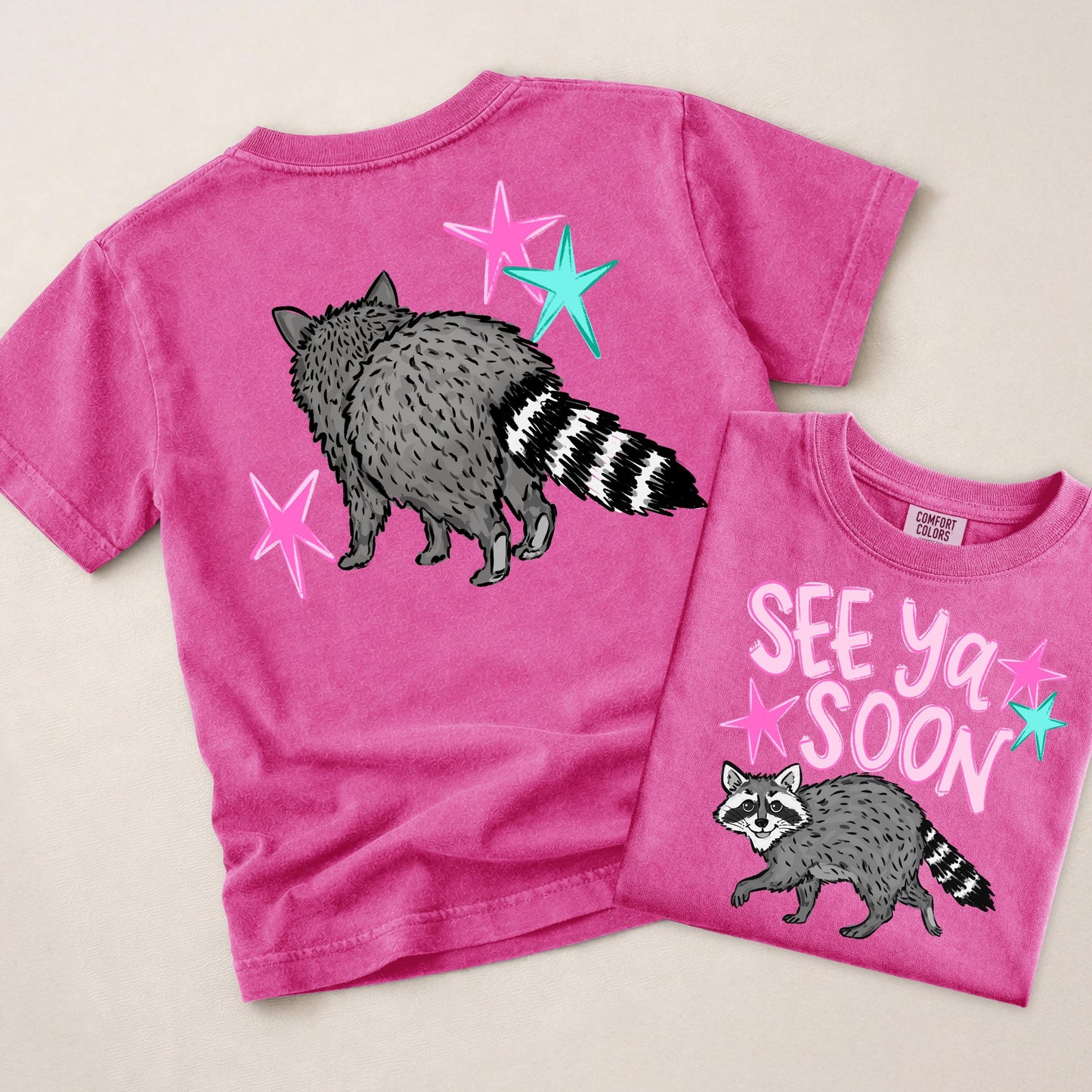 Last Day of School Shirt Kids, See Ya Soon Raccoon Shirt, End of School Tee