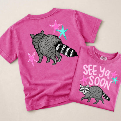 Last Day of School Shirt Kids, See Ya Soon Raccoon Shirt, End of School Tee