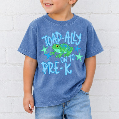 toad ally on to pre k shirt, pre k graduation shirt, preschool graduation tee, frog shirt kids, last day preschool shirt, kindergarten shirt