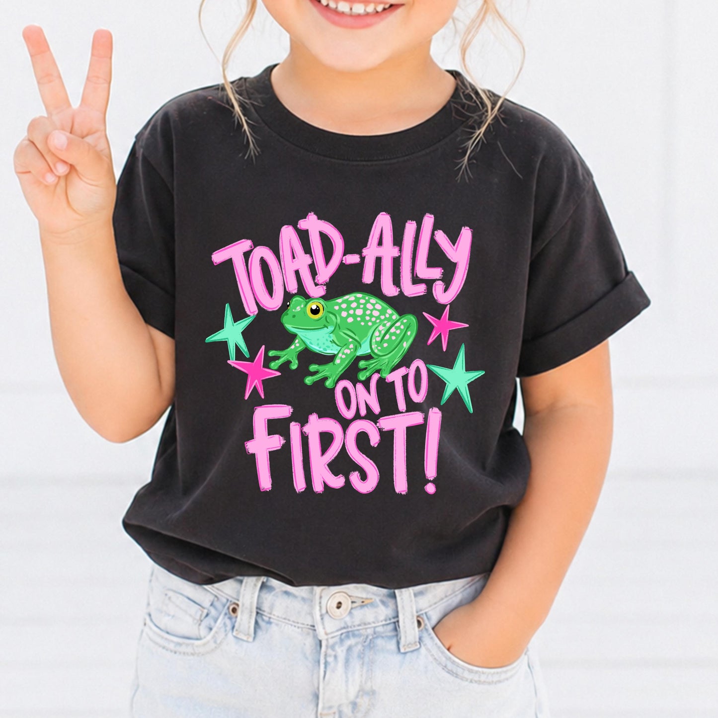 Toad Ally On to 1st Grade Shirt, Last Day of Kindergarten Tee, Kids Moving Up Shirt, End of School Outfit