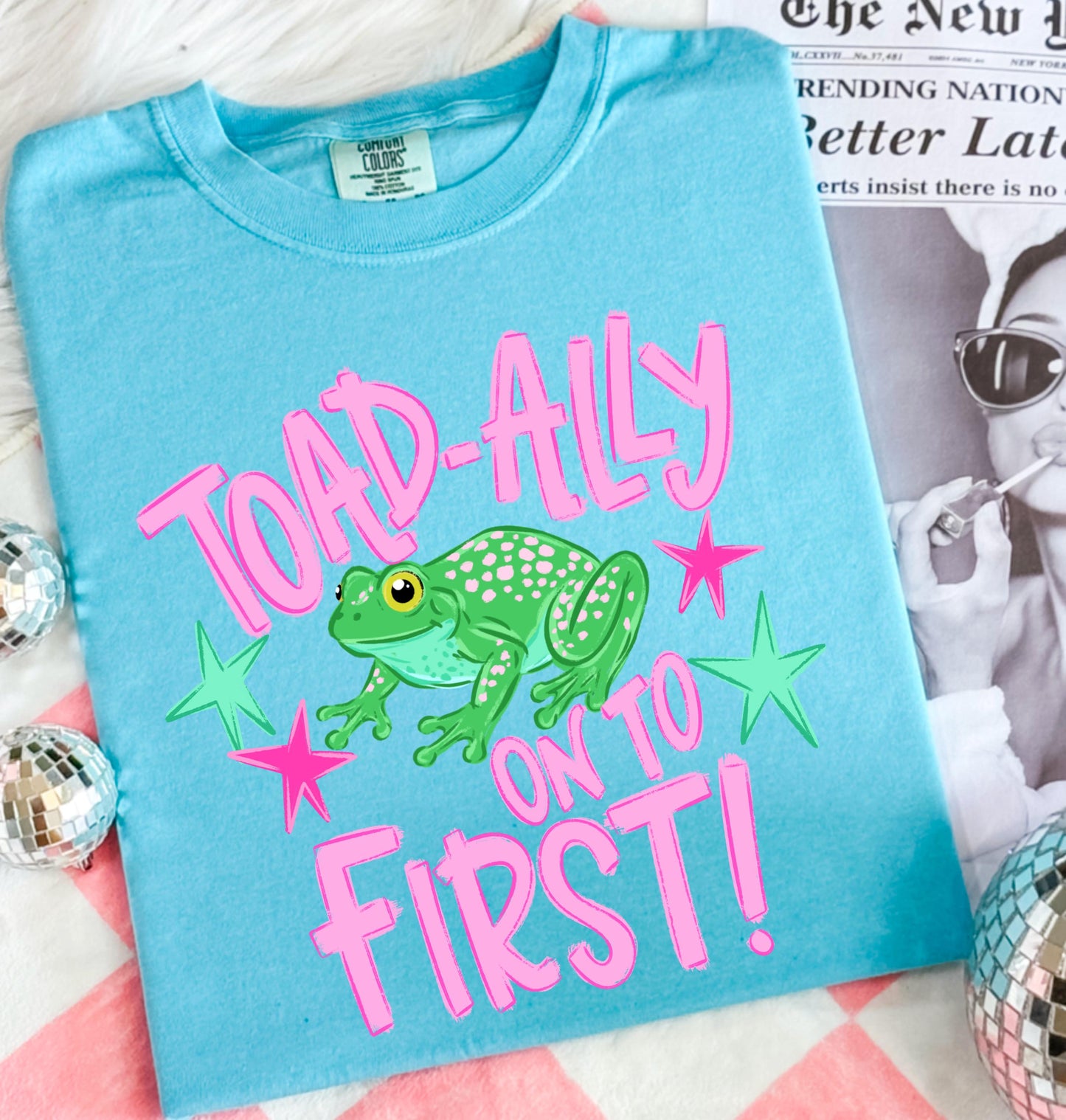 Toad Ally On to 1st Grade Shirt, Last Day of Kindergarten Tee, Kids Moving Up Shirt, End of School Outfit