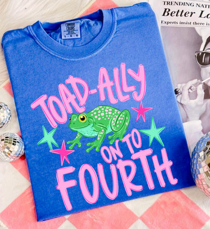 Toad Ally on to 4th Grade Shirt, 4th Grade Here I Come Shirt, Last Day of 3rd Grade Tee, Kids Moving Up Shirt, End of Year Shirt