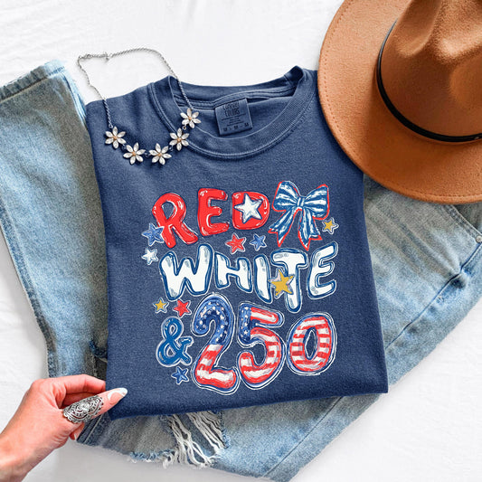 red white and 250 shirt, 4th of july shirt 2026, patriotic shirt usa, america 250 tee, independence day shirt