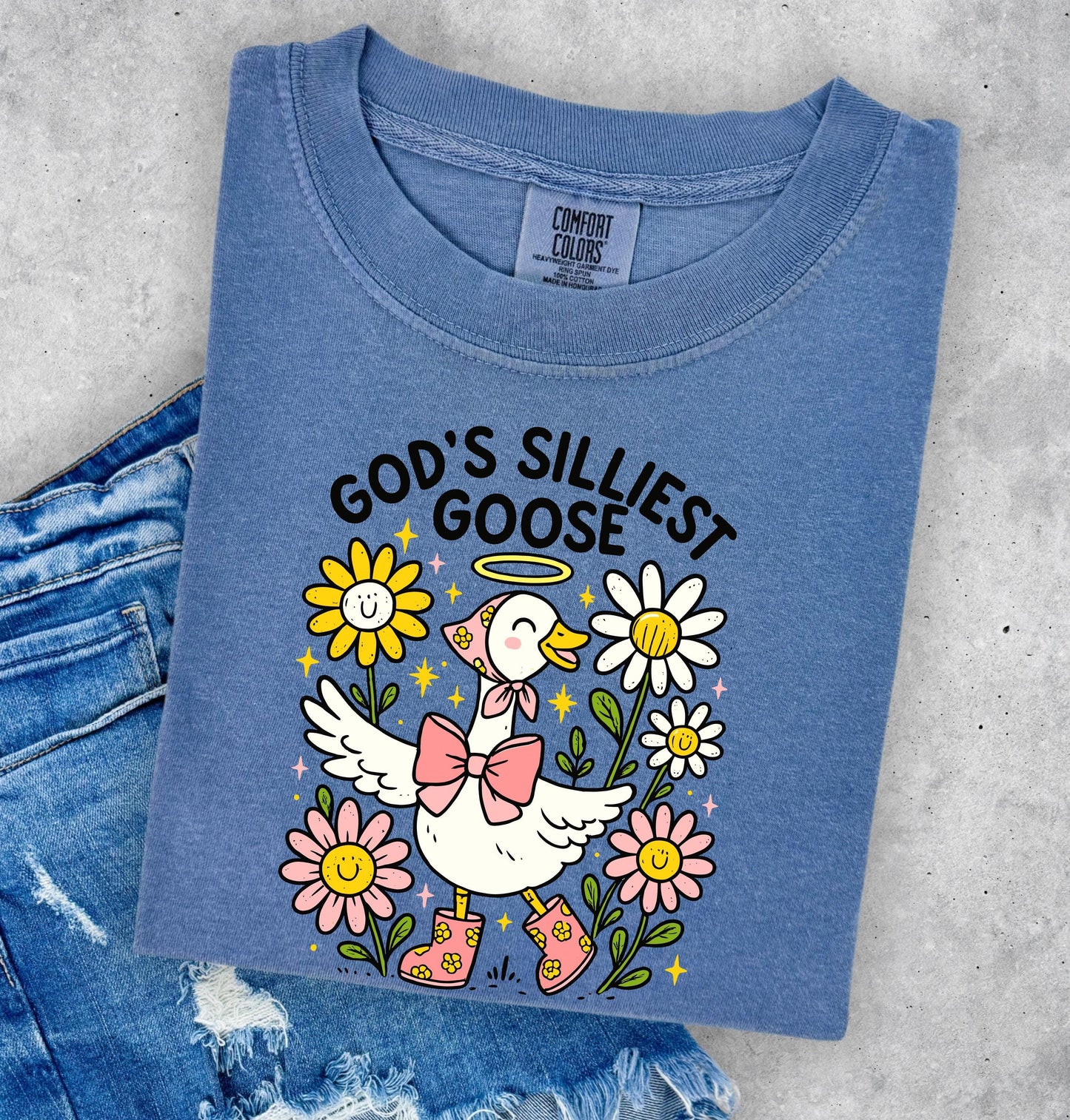 God's Silliest Goose Kid's Christian Jesus Shirt