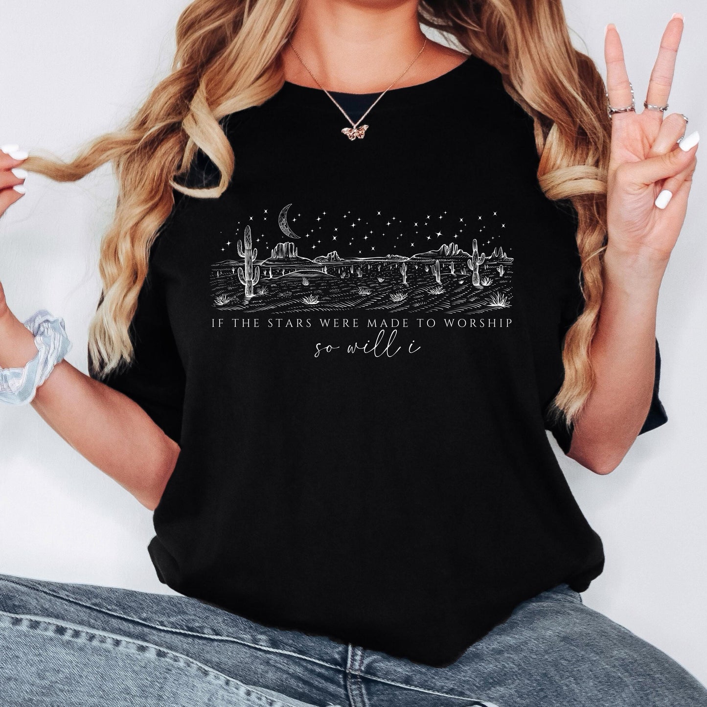 Christian Shirt: So Will I Worship Graphic Tee and Sweatshirt