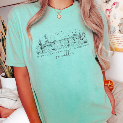 Christian Shirt: So Will I Worship Graphic Tee and Sweatshirt