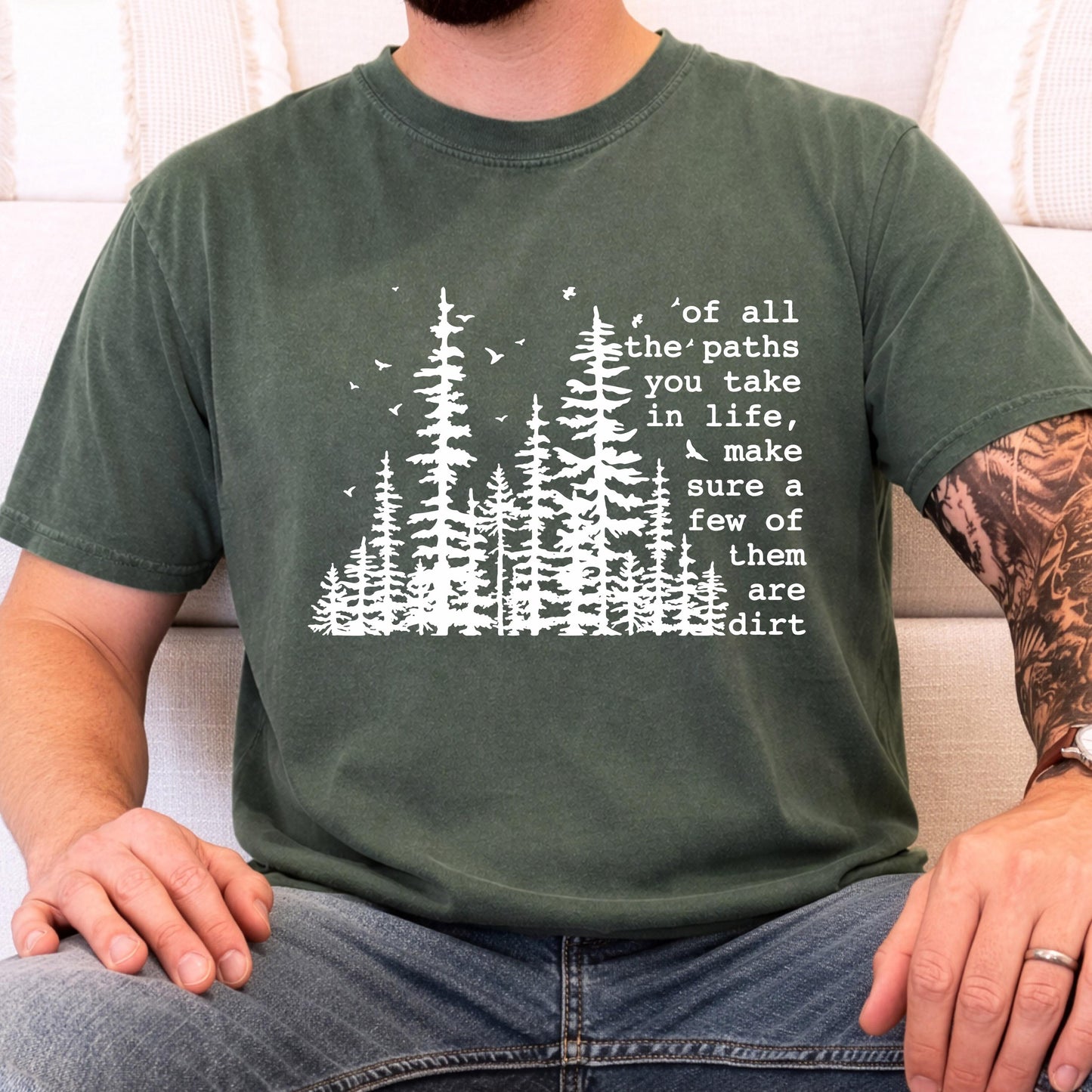 Adventure Hiking Tee: Of all the paths you take T-shirt