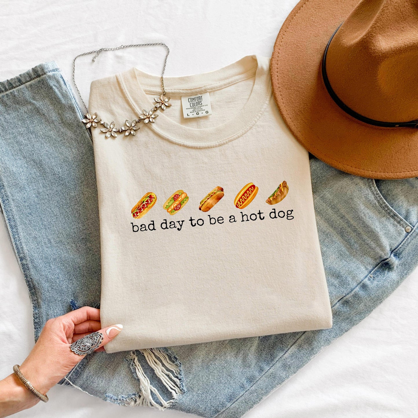 Bad Day to Be a Hot Dog Shirt, Funny 4th of July T Shirt, Patriotic Graphic Tee, BBQ Shirt