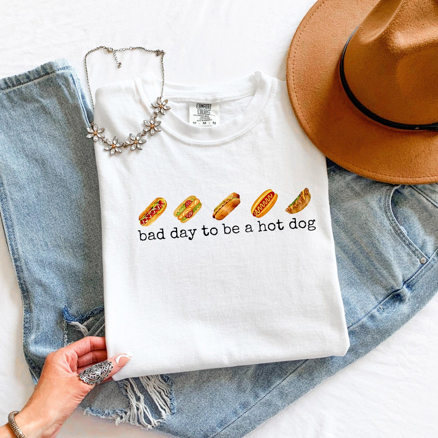 Bad Day to Be a Hot Dog Shirt, Funny 4th of July T Shirt, Patriotic Graphic Tee, BBQ Shirt