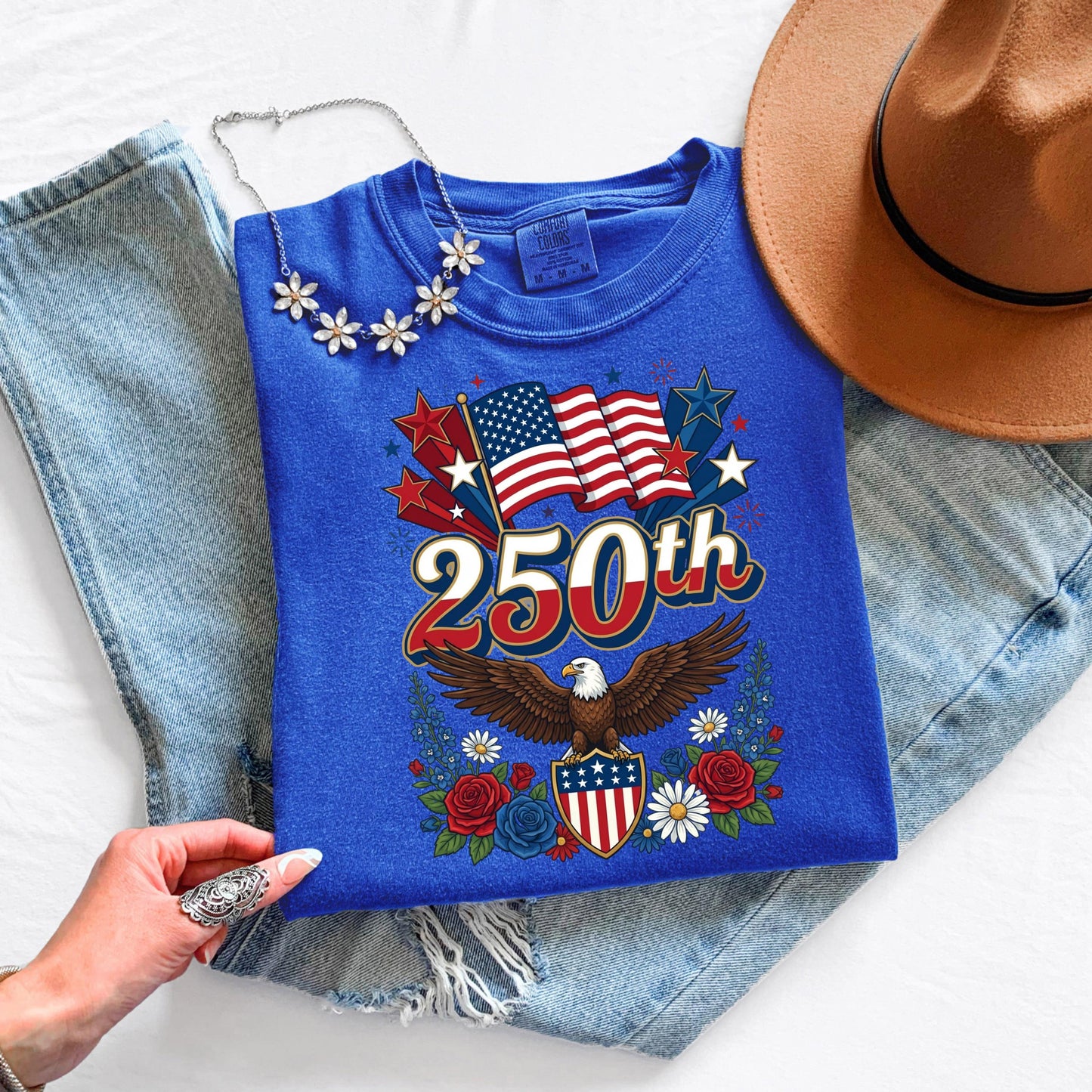 USA 250 Eagle Shirt, Patriotic Eagle T Shirt, Fourth of July Tee, America 250 Shirt