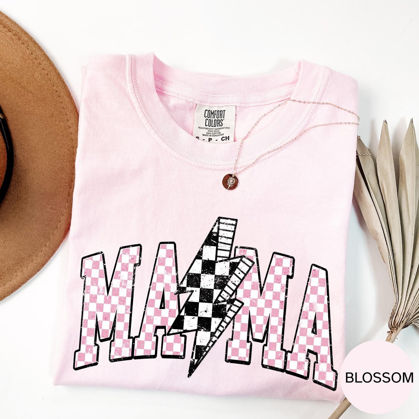 Mama Lightning Bolt Mom Shirt, Mothers Day Gift, Stylish Motherhood Tee, Cozy Comfort Colors & Gildan Tops, Perfect for Moms and Moms-to-Be