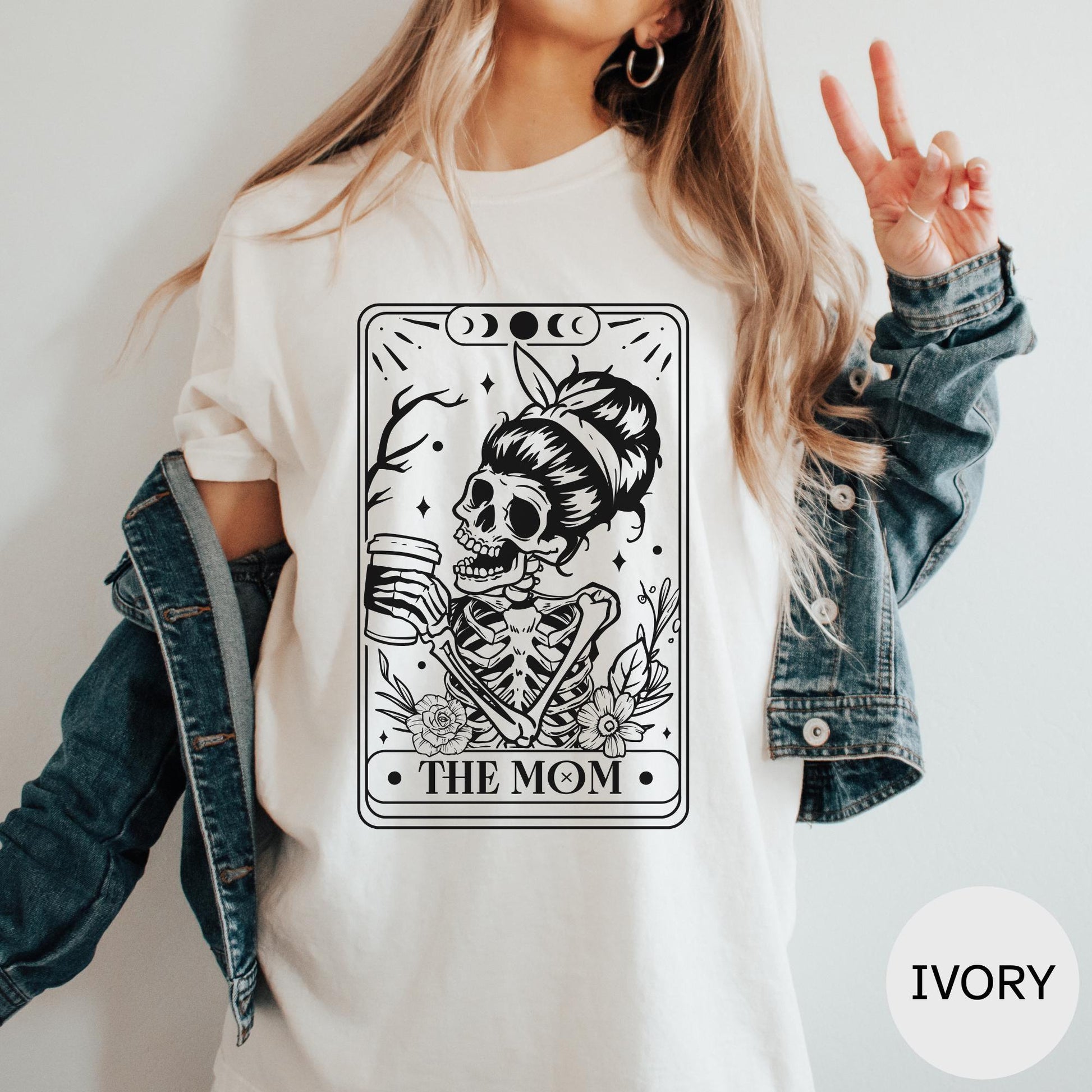 The Mom Tarot Card Shirt, Funny Mama Shirt, Funny New Mother Shirt, New Mama Shirt, Gift for New Moms, Mom Gift