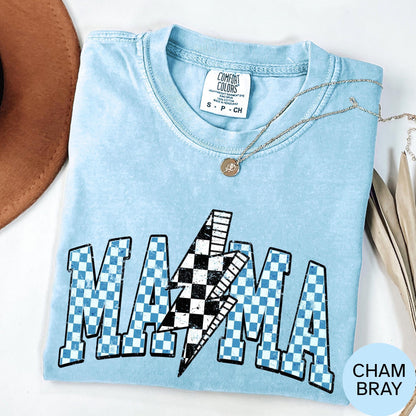 Mama Lightning Bolt Shirt: Stylish Mothers Day Tee - Comfort Colors