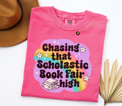 Scholastic Book Fair Shirt: Funny Book Lover Comfort Colors Tee