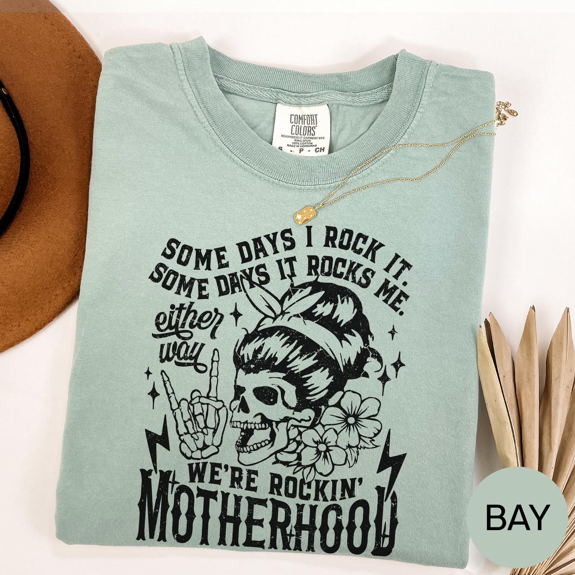 Motherhood Shirt for Moms, Stylish Comfortable Mom T-Shirt, Mothers Day Gift, Mama Tee, Mom Gift Idea, Rocking Motherhood Apparel