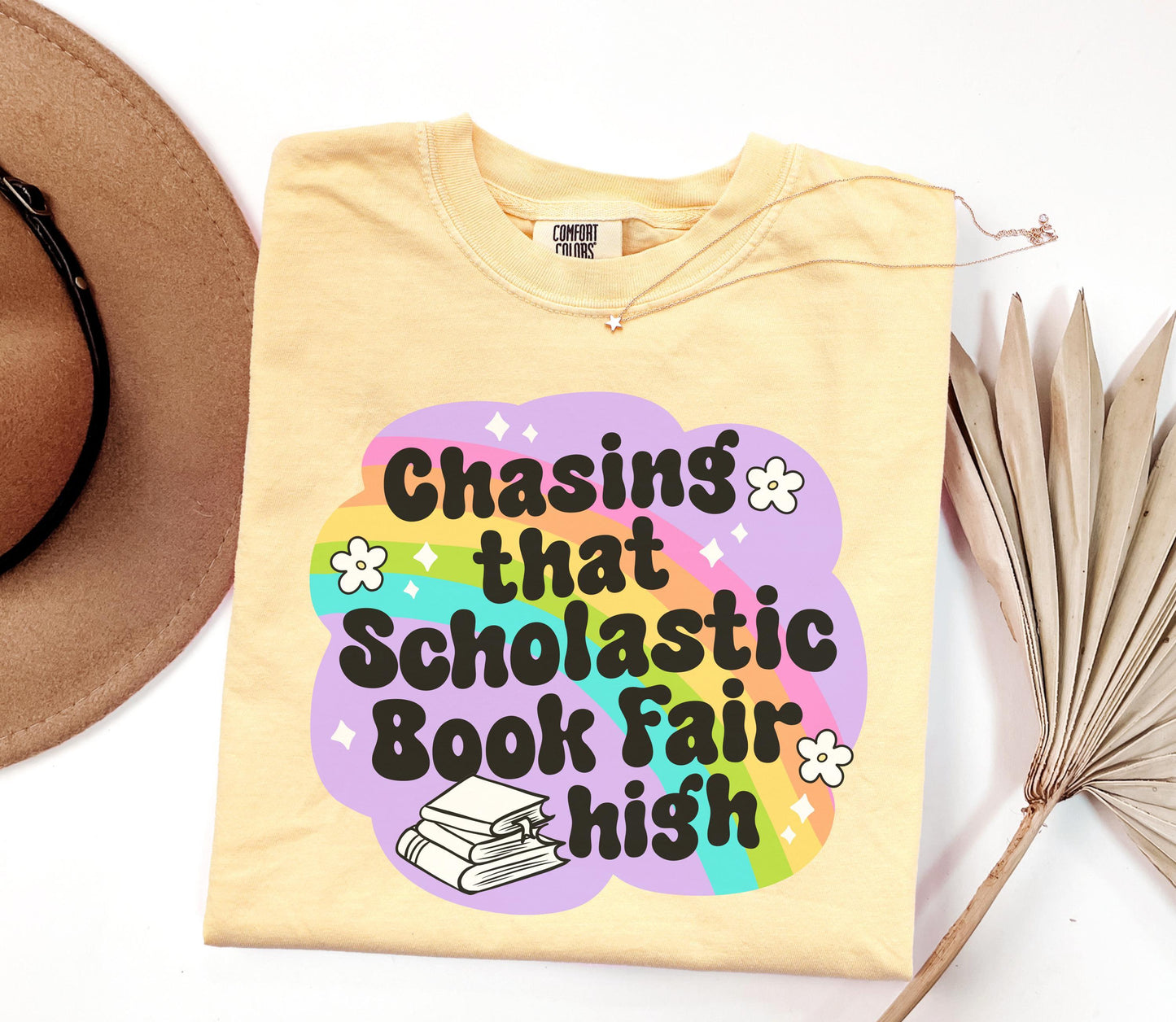 Scholastic Book Fair Shirt: Funny Book Lover Comfort Colors Tee