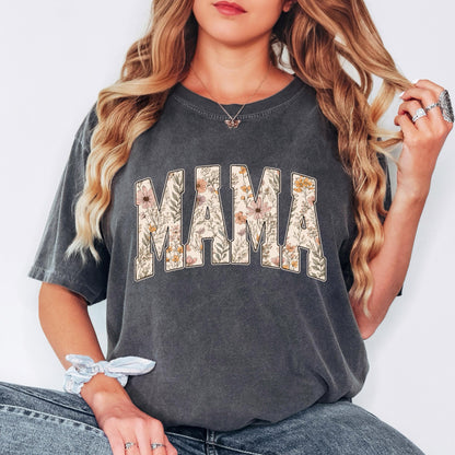 Mama Floral Shirt, Floral Mama T Shirt, Cute Mom Shirt, Mothers Day Tee