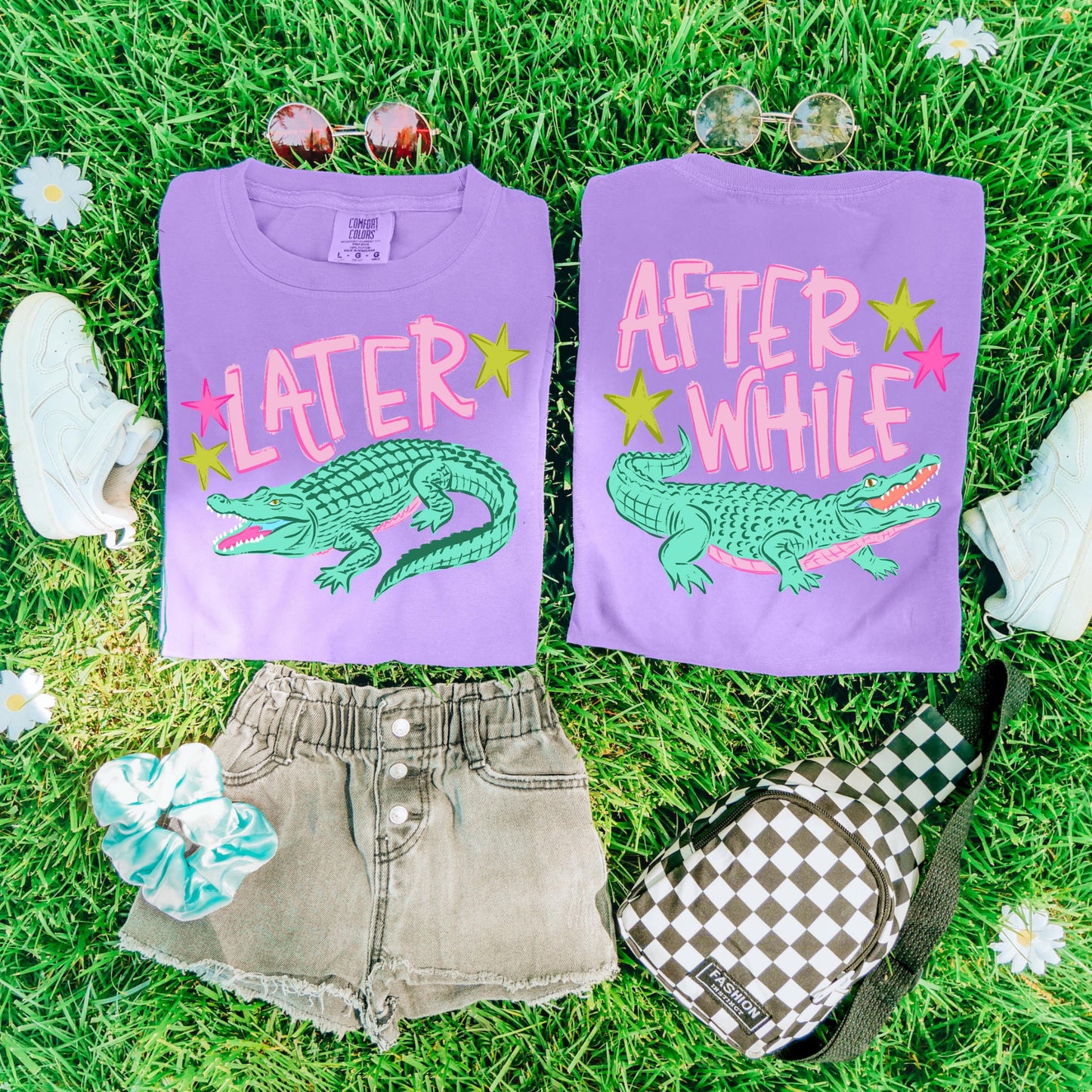 Last Day of School Shirt Kids, PINK Later Gator Shirt, After A While Crocodile T Shirt