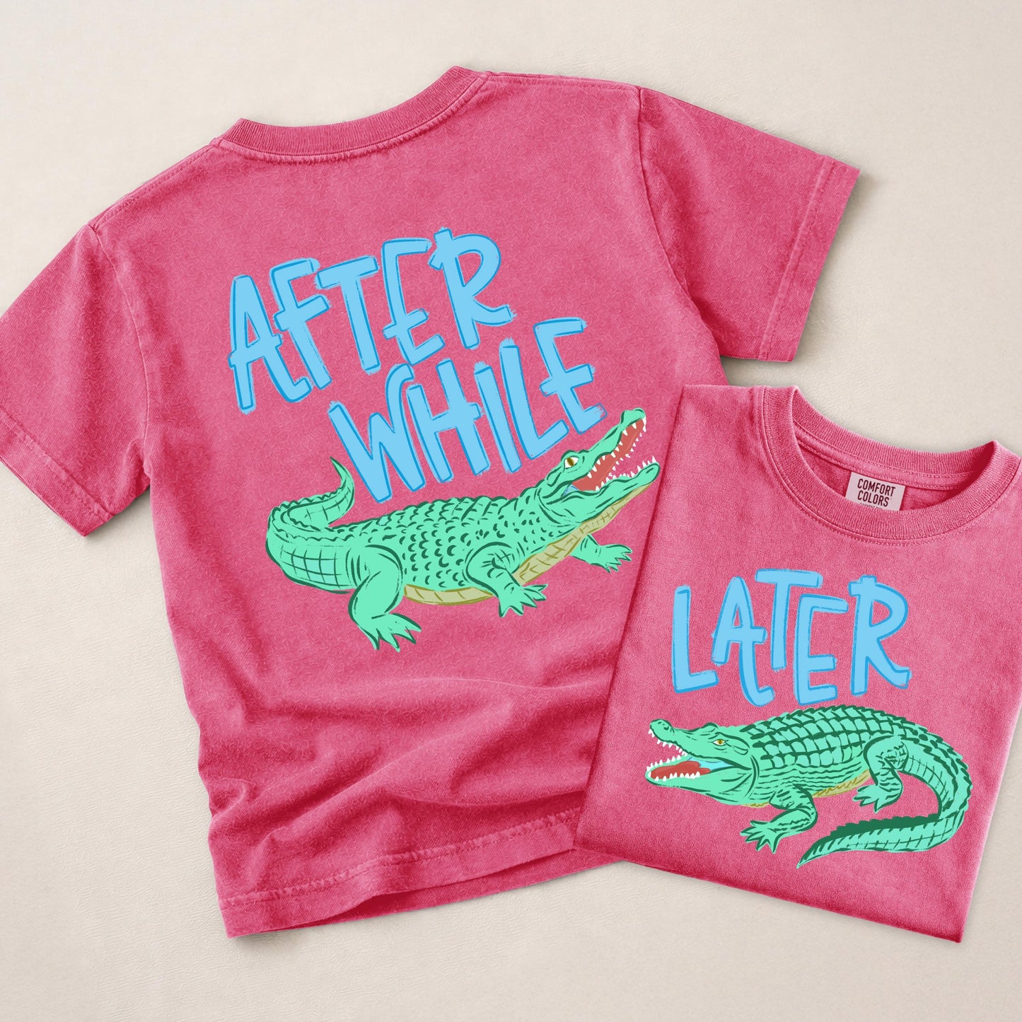 Last Day of School Shirt Kids, BLUE Later Gator Shirt, After A While Crocodile Shirt
