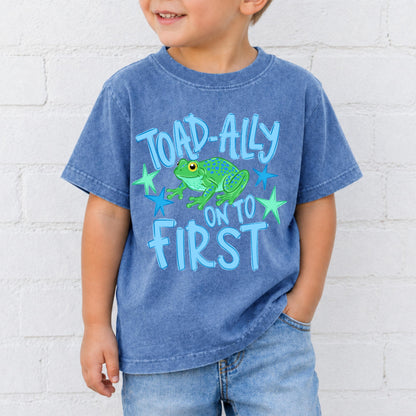 Toad Ally On to 1st Grade Shirt, Last Day of Kindergarten Tee, Kids Moving Up Shirt, End of School Outfit