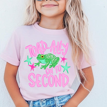 Last Day of 1st Grade Shirt, Toad Ally On to 2nd Grade Tee, Kids End of School Shirt, Schools Out Shirt