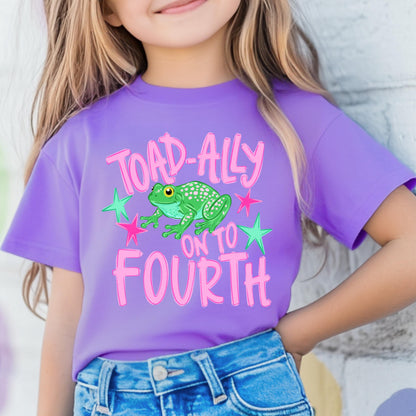 Toad Ally on to 4th Grade Shirt, 4th Grade Here I Come Shirt, Last Day of 3rd Grade Tee, Kids Moving Up Shirt, End of Year Shirt
