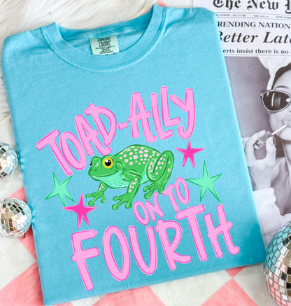 Toad Ally on to 4th Grade Shirt, 4th Grade Here I Come Shirt, Last Day of 3rd Grade Tee, Kids Moving Up Shirt, End of Year Shirt