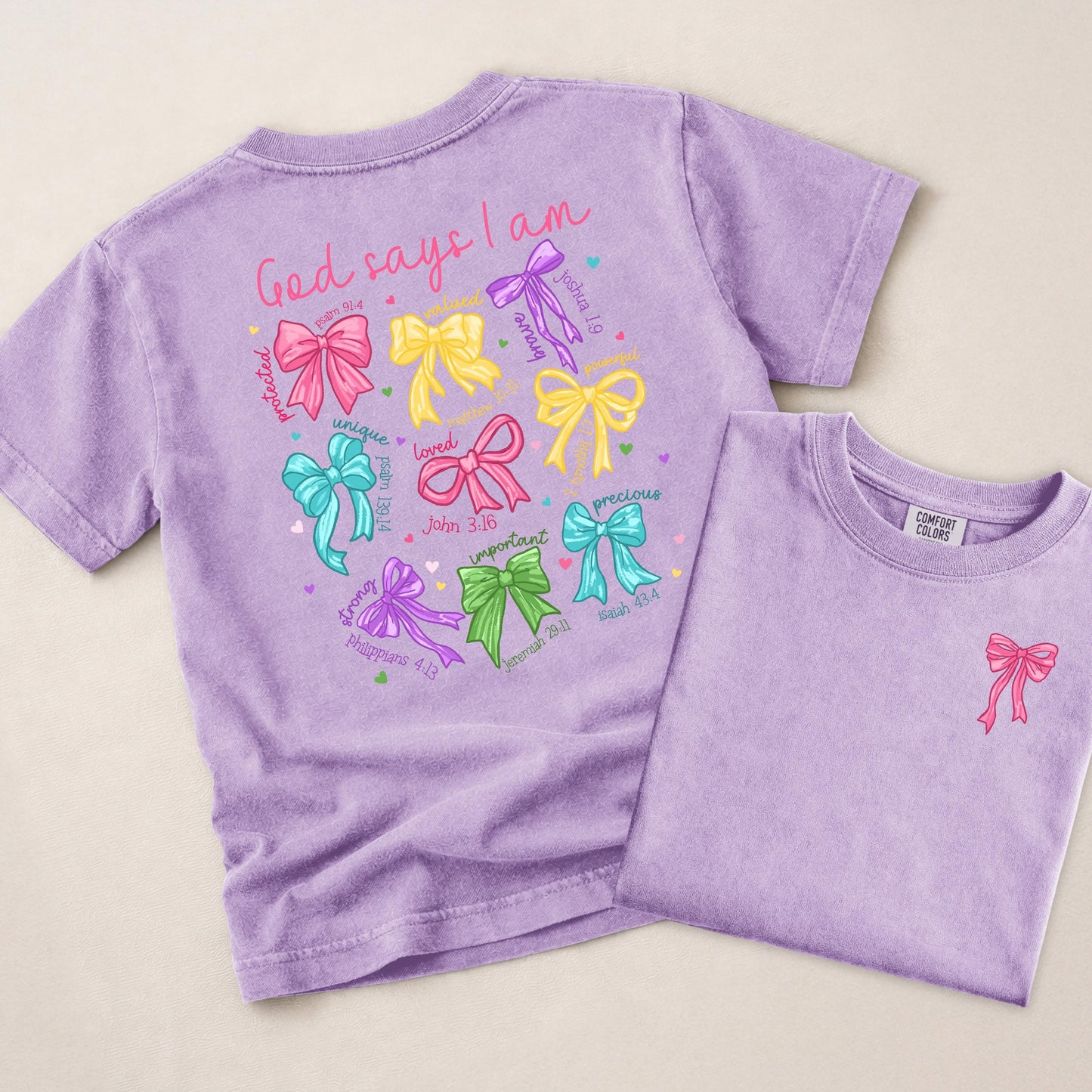 god says i am shirt kids, christian girls shirt, faith shirt for girls, bible verse shirt kids, religious kids tee, inspirational shirt