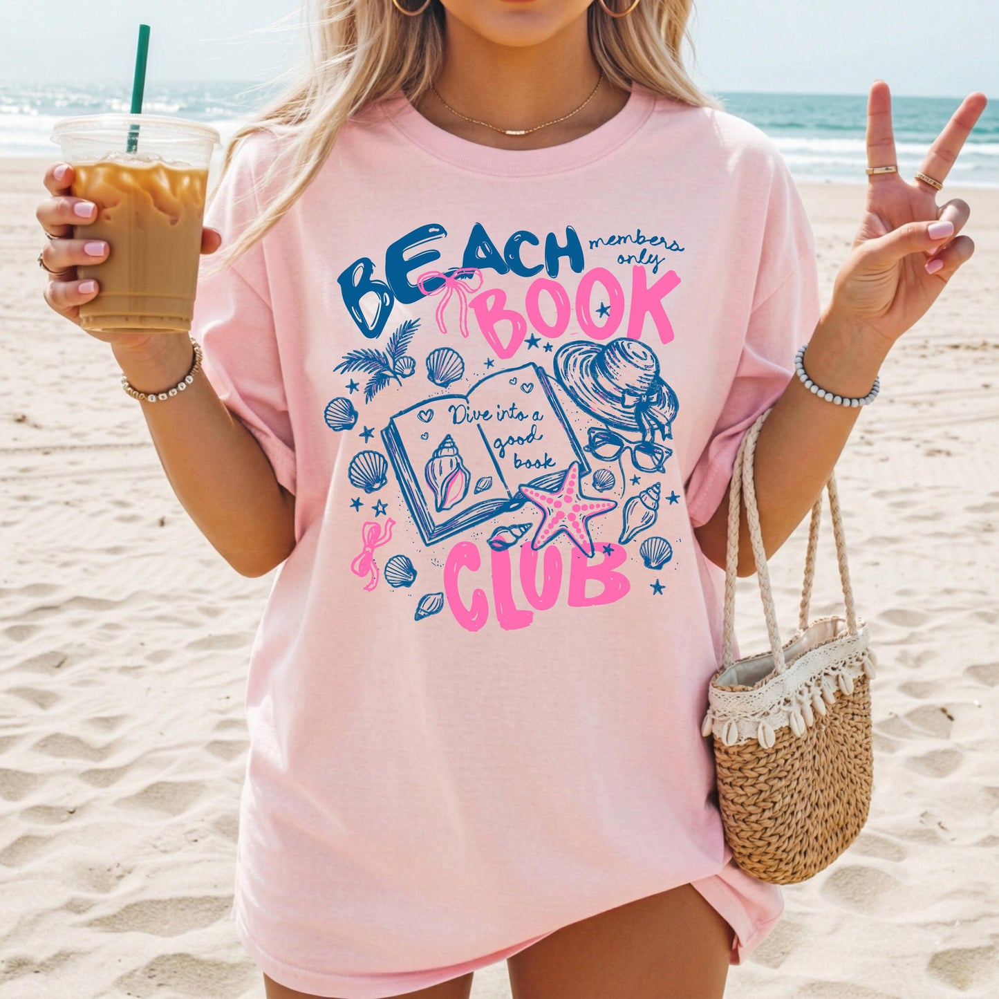 beach book club shirt, summer reading tee, book lover shirt, coastal book club tee, vacation reading shirt
