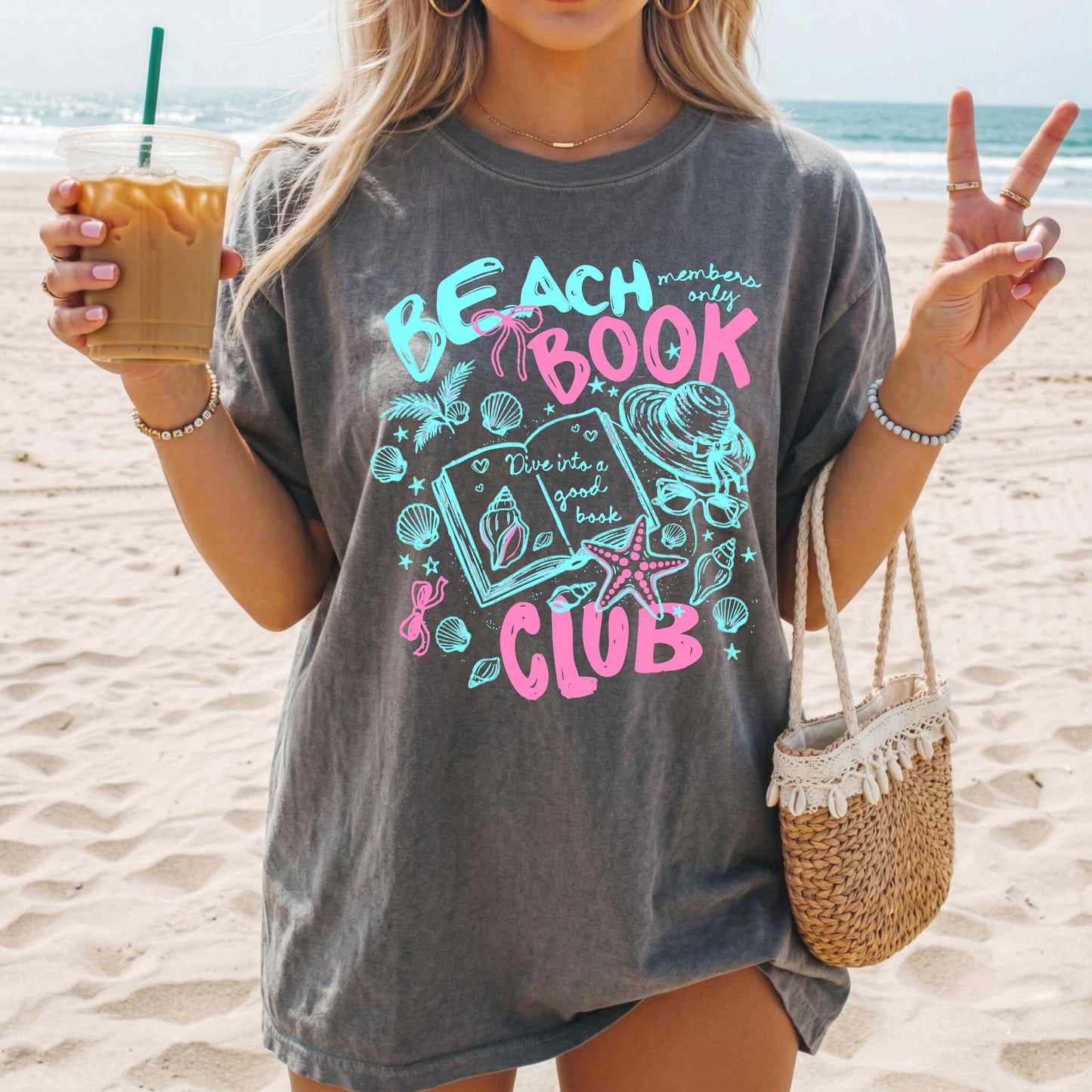 beach book club shirt, summer reading tee, book lover shirt, coastal book club tee, vacation reading shirt