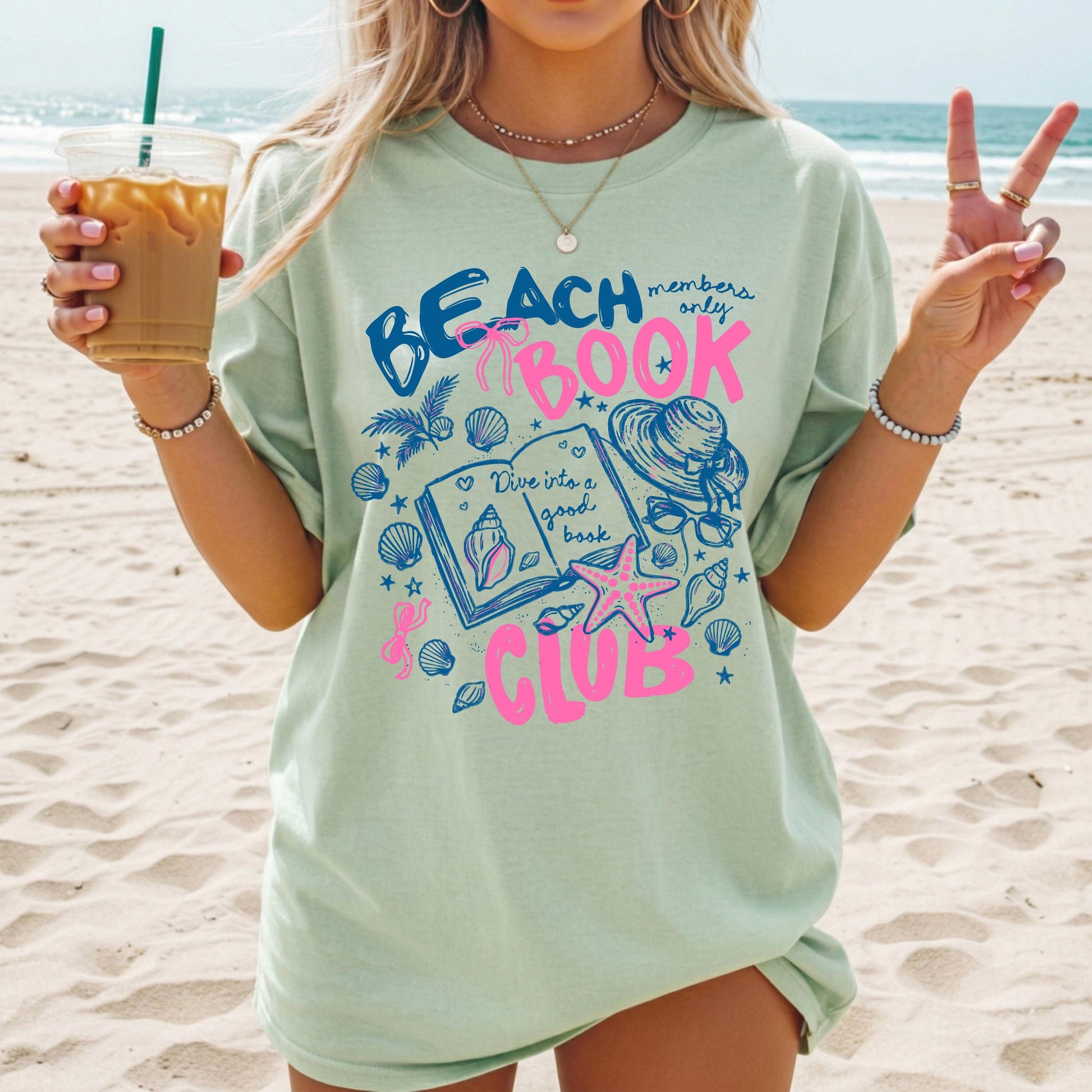 beach book club shirt, summer reading tee, book lover shirt, coastal book club tee, vacation reading shirt