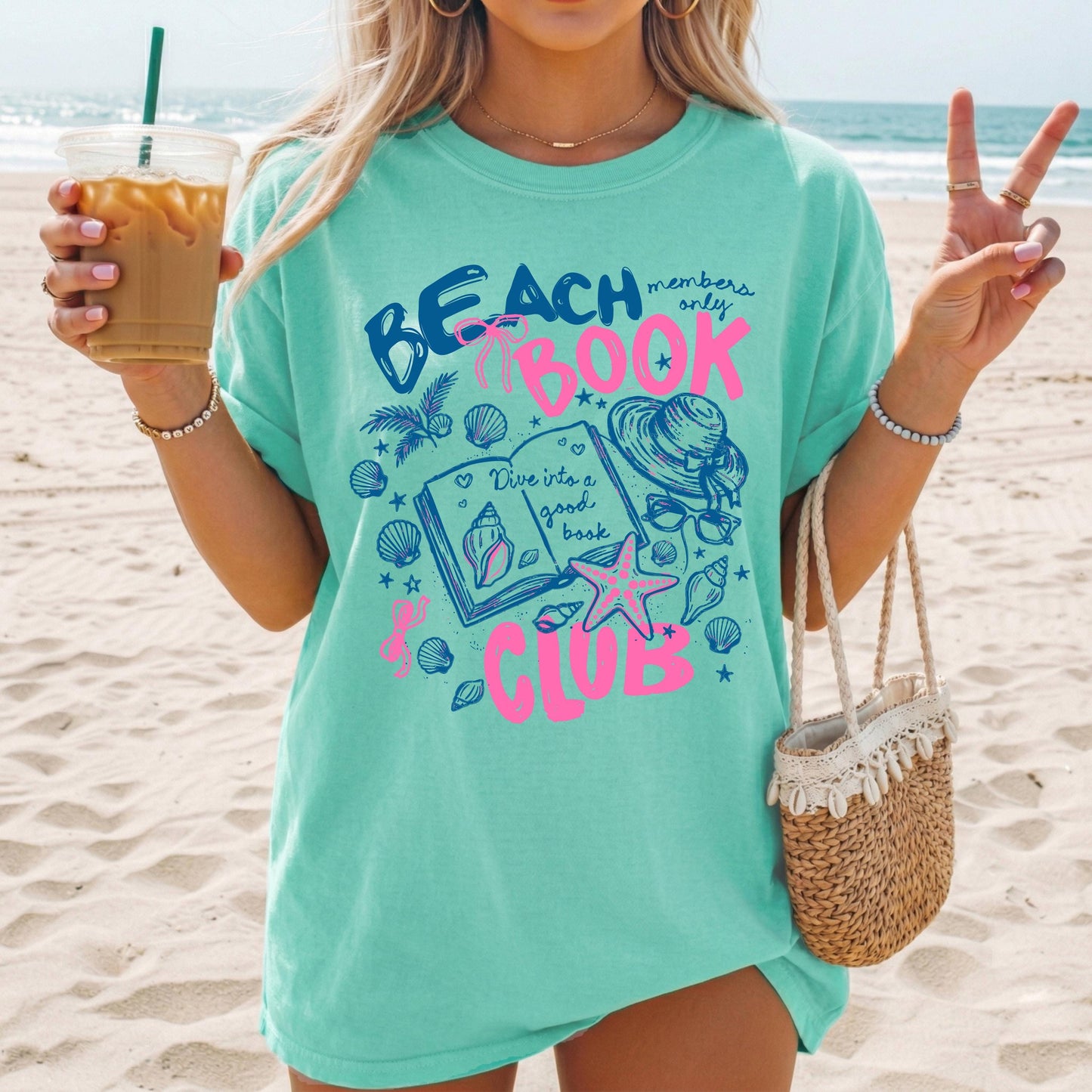 beach book club shirt, summer reading tee, book lover shirt, coastal book club tee, vacation reading shirt