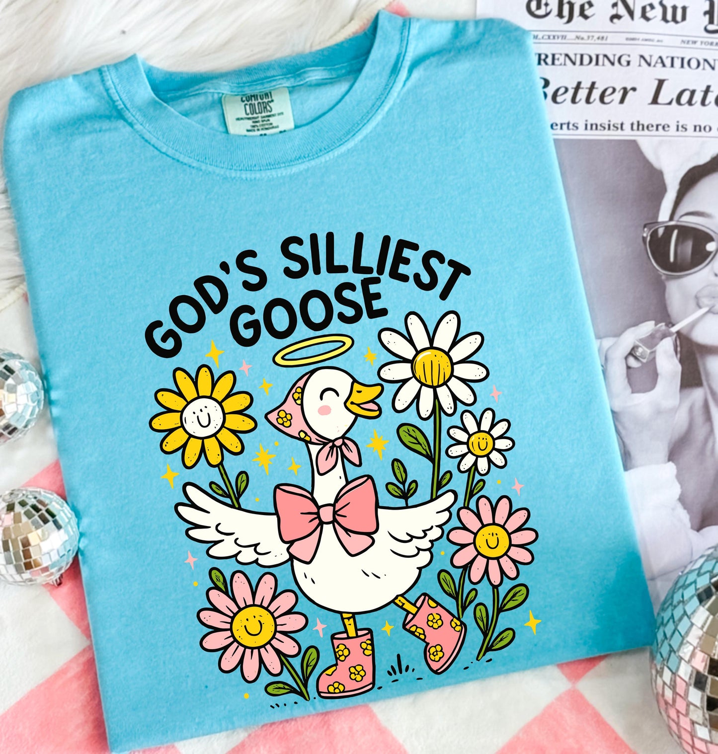 God's Silliest Goose Kid's Christian Jesus Shirt