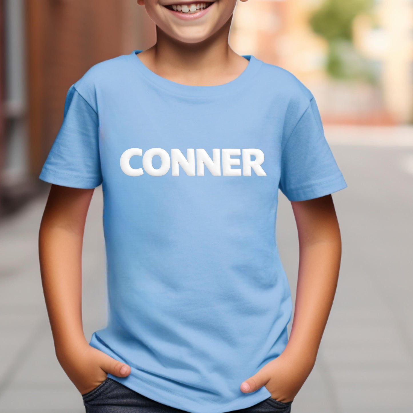 Gildan Kids Puff Print Custom T Shirt, Youth Personalized Tee, Custom Raised Print Shirt, Youth Custom Design Tee, Kids Graphic Shirt