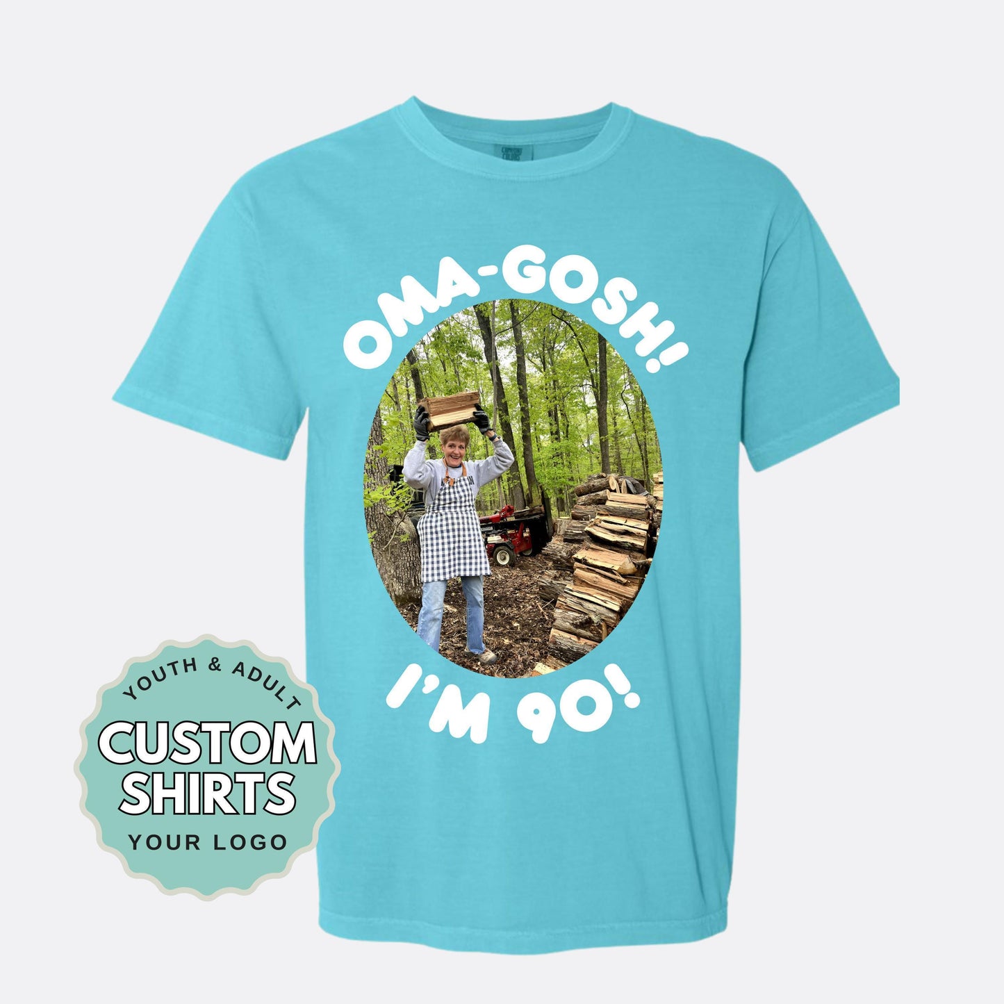 Custom Comfort Colors T-Shirts: Personalized Photo, Logo, or Text