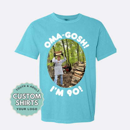 Custom Comfort Colors T-Shirts: Personalized Photo, Logo, or Text