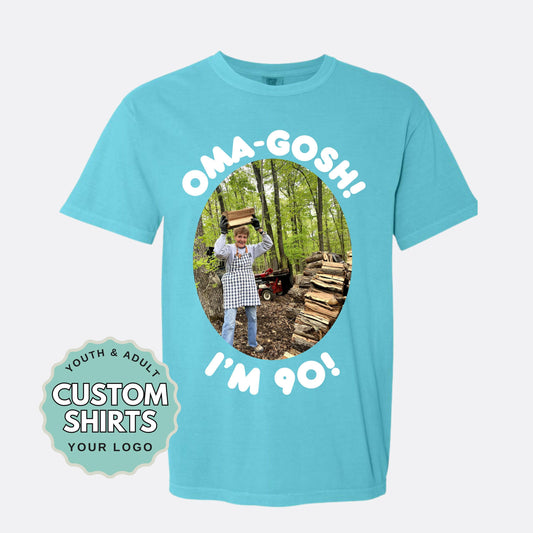 Custom Comfort Colors T-Shirts: Personalized Photo, Logo, or Text